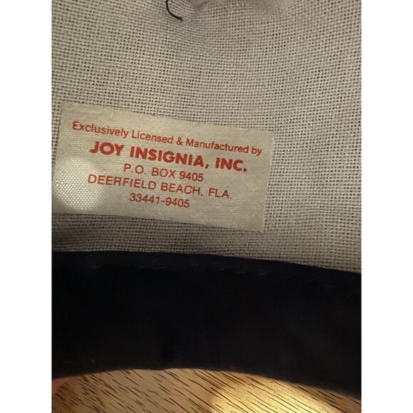 Vintage Anvil Corduroy Navy Blue Classic Baseball Band Hat Adjustable Retro - Picture 2 of 6